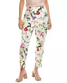 Узкие брюки с принтом Ted Baker, белый