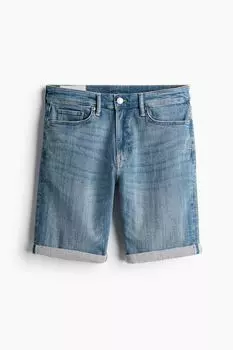 Узкие джинсовые шорты H&M, синий