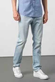 Узкие джинсы Scanton с потертым эффектом Tommy Jeans, синий