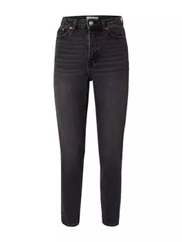 Узкие джинсы TOPSHOP, черный деним