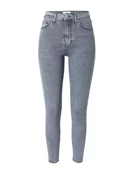 Узкие джинсы Topshop Jamie, серый