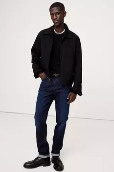 Узкие джинсы Traveler 2 0 Banana Republic, синий