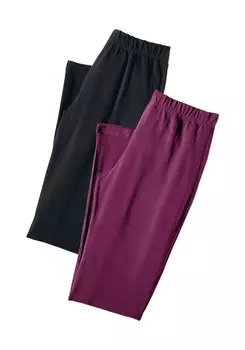 Узкие пижамные брюки VIVANCE, ежевика