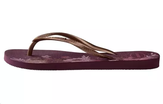 Узкие шлепанцы женские Havaianas, цвет Purple Gold