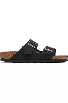 Узкие веганские сандалии Arizona Birkenstock, черный