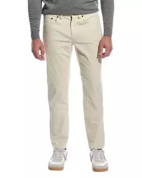 Узкие вельветовые брюки Brooks Brothers, белый