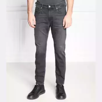 Узкие зауженные джинсы узкого кроя Calvin Klein, черный