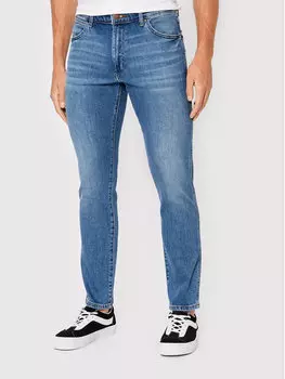 Узкие зауженные джинсы Wrangler, синий