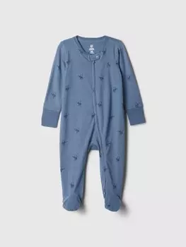 Узорчатый комбинезон Gap, синий