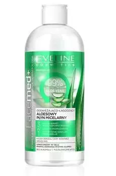 В1, освежающий и успокаивающий мицеллярный флюид, 400 мл Eveline Cosmetics, Facemed+ 3