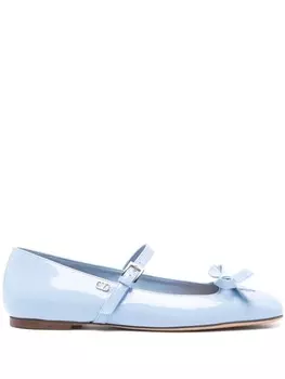 Valentino Garavani балетки Romance Bow, синий
