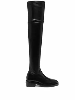 Valentino Garavani ботфорты Roman Stud, черный