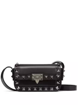 Valentino Garavani мини-сумка на плечо Rockstud23, черный