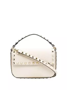 Valentino Garavani мини-сумка Rockstud, белый