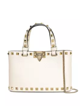 Valentino Garavani мини-сумка Rockstud, белый