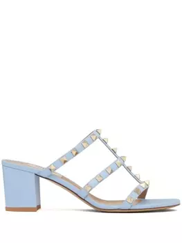 Valentino Garavani мюли Rockstud 60, синий