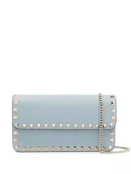 Valentino Garavani сумка-клатч Rockstud, синий