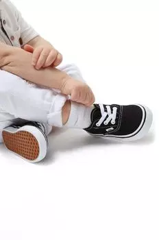 Vans Аутентичные детские кроссовки., черный