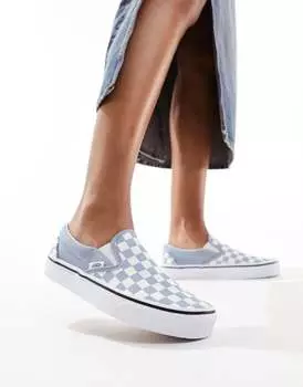 Vans Classic - Синие кроссовки в клетку