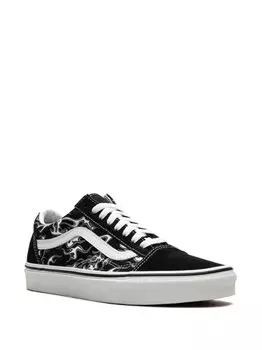 Vans кеды Old Skool 'Flames', черный
