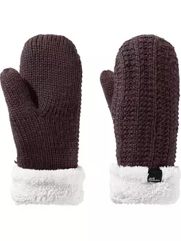 Варежки Jack Wolfskin Highloft, коричневый
