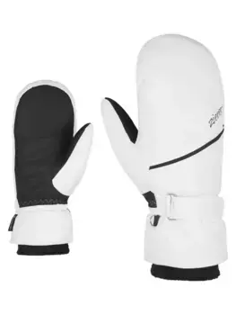 Варежки Ziener "KIANI GTX +Gore plus теплые ВАРЕЖКИ", белый