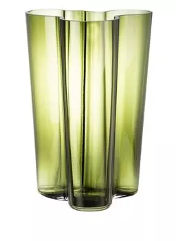 Ваза Алвар Аалто, высота: 25 см. Iittala, зеленый
