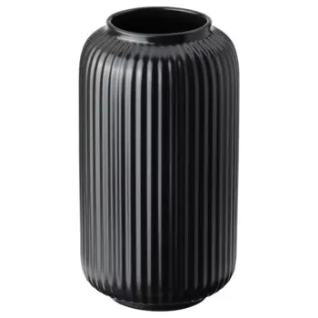 Ваза Ikea Stilren, 22 см, черный