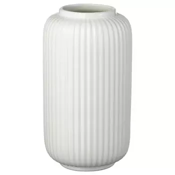 Ваза Ikea Stilren, белый, 22 см