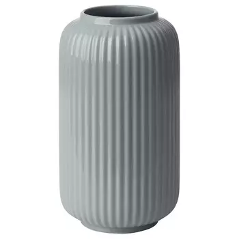 Ваза Ikea Stilren, серый, 22 см