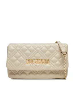 Вечерняя сумка LOVE MOSCHINO, экрю
