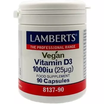 Веганский витамин D3 1000 МЕ, Lamberts