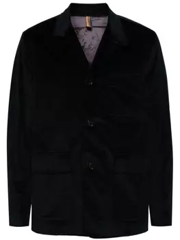 Вельветовая куртка-рубашка на пуговицах Paul Smith, синий