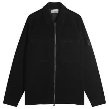 Вельветовая рубашка Stone Island, черный