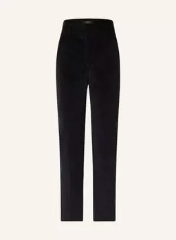 Вельветовые брюки WEEKEND MaxMara MARRUCA, темно-синий