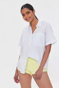 Вельветовые шорты с манжетами Forever 21