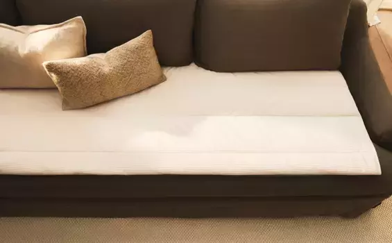 Вельветовый топпер Zara Home, экрю