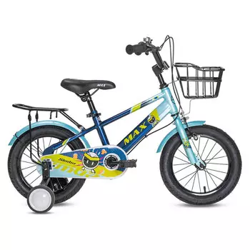 Велосипед детский MAX BIKE Simba 14", темно-синий/голубой