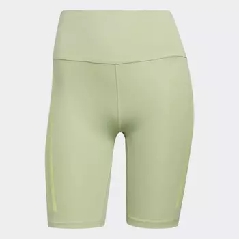 Велосипедки adidas Optime Trainicons 3-Stripes Bike Short, салатовый