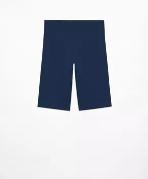 Велосипедки Oysho Comfortlux High Rise 24 cm Cycle, темно-синий