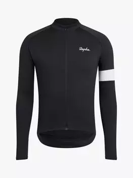 Велосипедная футболка Rapha Core с длинными рукавами, антрацит