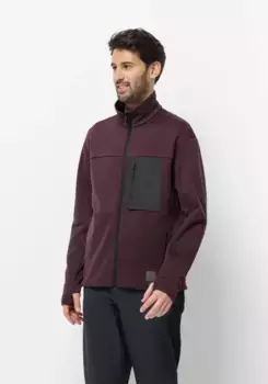 Велосипедная куртка Jack Wolfskin "BIKE COMMUTE JKT M", бордовый