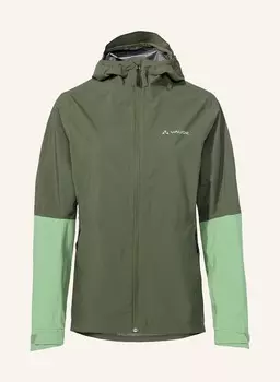 Велосипедная куртка w moab rain j ii VAUDE, зеленый