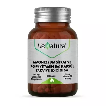 VeNatura Цитрат магния и P-5-P (витамин B6) 90 таблеток