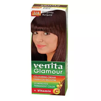 Venita Краска для волос Glamour 3/4 Бордовый