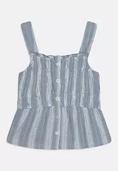 Верх Abercrombie & Fitch, синий/белый