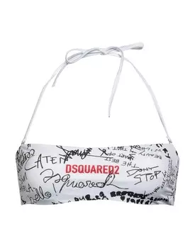 Верх бикини Dsquared2, белый