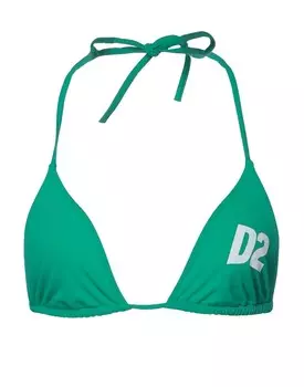 Верх бикини Dsquared2, зеленый