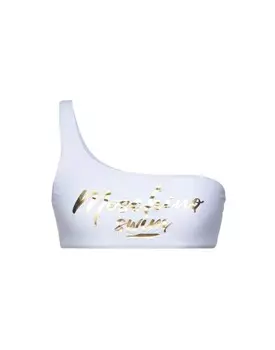Верх бикини Moschino, белый