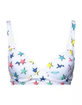 Верх бикини Moschino, белый